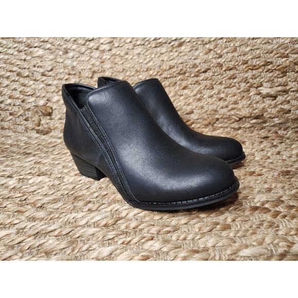 ESPRIT Hunter Woman's Size 7 M Black Side Zip Ankle Booties Casual Fashion Boots - Picture 4 of 11